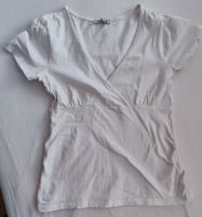 Tshirt T-Shirt Shirt Kurzarm ~ weiß tailliert V-Ausschnitt ~ Gr.S Frankfurt am Main - Bockenheim Vorschau