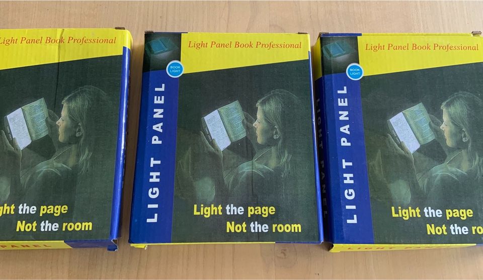 Light Panel zum Buch lesen Licht Panel Taschenlampe NEU OVP in Bad Staffelstein