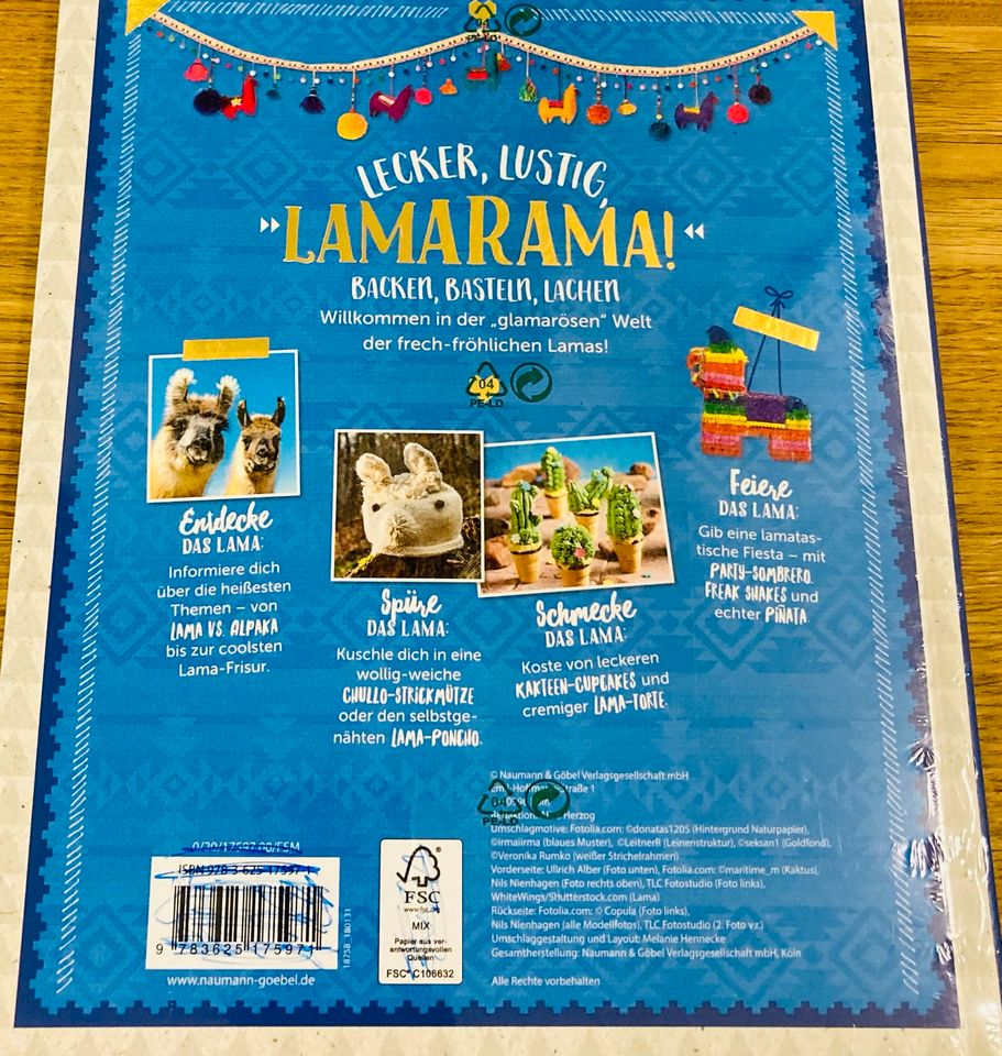 Hardcover Sachbuch „Das große Lama Fanbuch“ in München