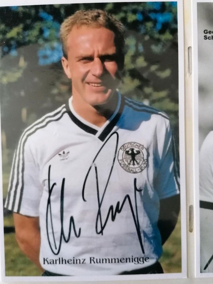 National Mannschaft,6 Autogramme, Matthäus,Rummenigge weitere in Berlin