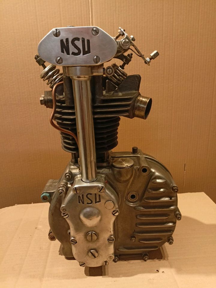 NSU 201 OSL Motor in Erlangen