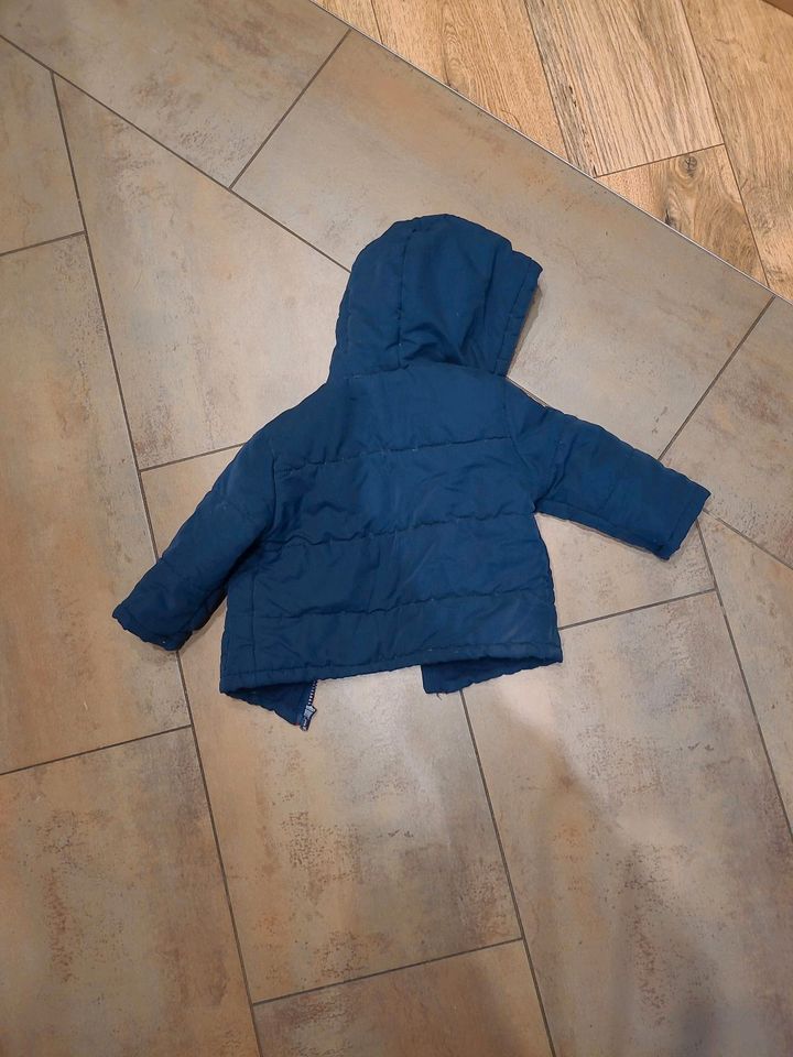 Babyclub Winterjacke dunkelblau Größe 80 in Kraftsdorf