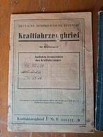 Trabant Kraftfahzeugbrief DDR Mecklenburg-Vorpommern - Thürkow Vorschau