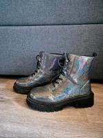 Schuhe Boots Glitzer Schürstiefeletten holo holographic Hessen - Großenlüder Vorschau