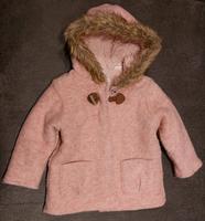 92 ZARA Knitware Mantel 18-24m Kapuze Fellbesatz Flauschjacke Bayern - Grabenstätt Vorschau