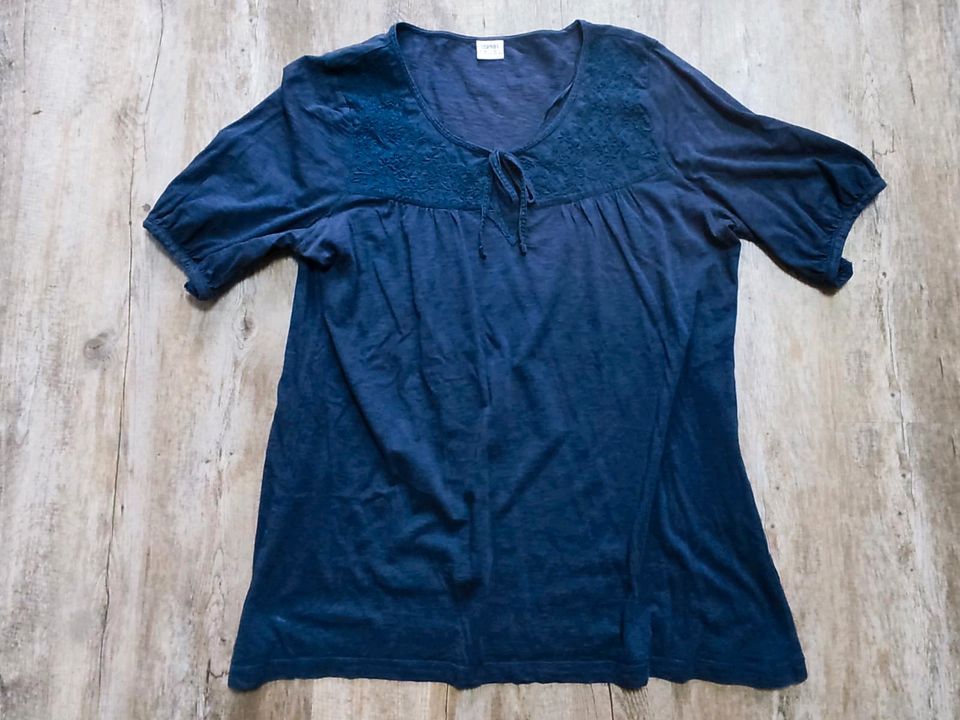7x Bluse Shirt Zero S.Oliver Cecil Esprit Sheego 44 XL XXL blau in Badbergen