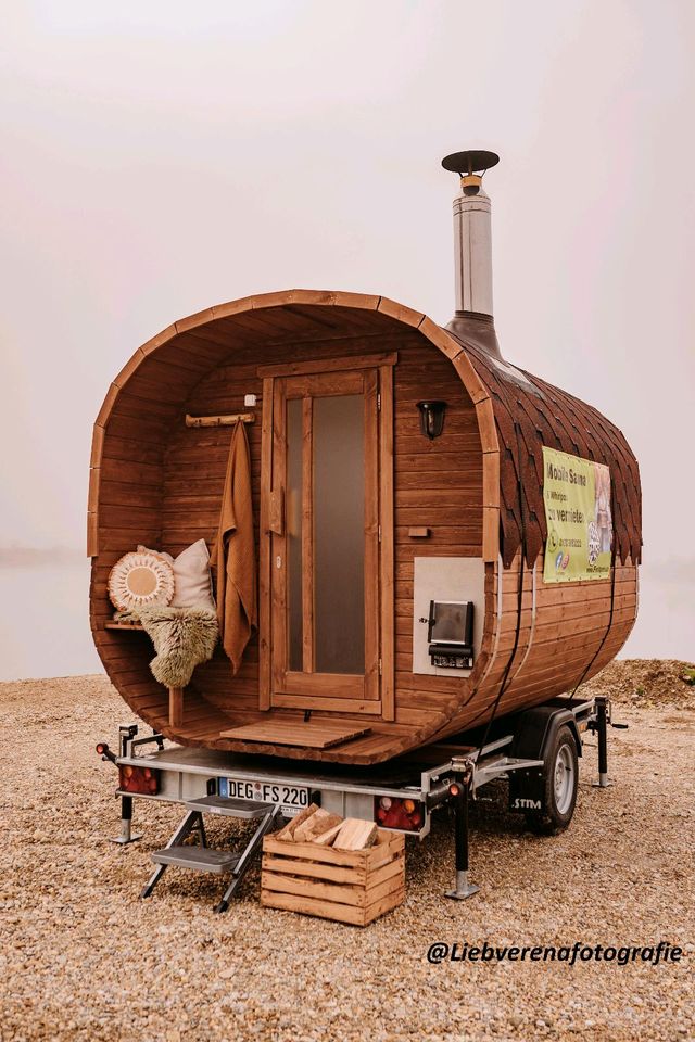 Mobile Sauna mieten, Whirlpool, Fasssauna zu vermieten, Wellness in Osterhofen