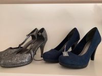 Schuhe Pums NEU. blau Silber Größe 39 und 40 Bayern - Kissing Vorschau