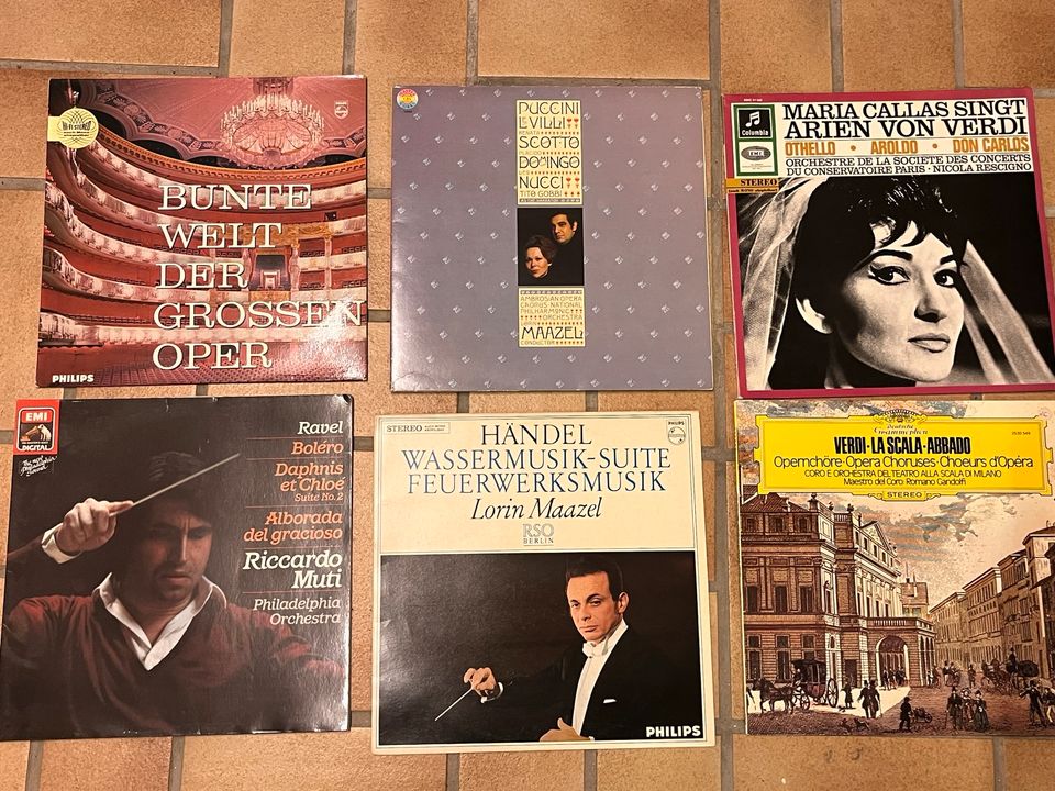 Konvolut Schallplatten Sammlung LP Oper Theater *anschauen* in Pforzheim
