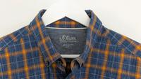 s.Oliver Herren Hemd  - L - Jeansblau-Muster  - neuwertig Hessen - Riedstadt Vorschau