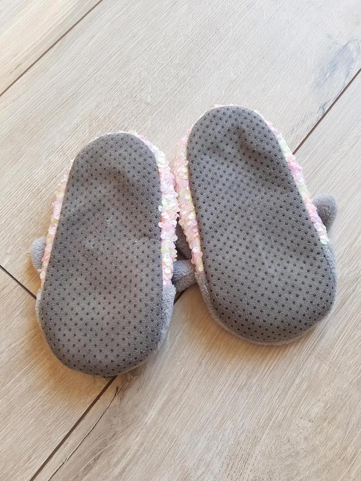 Kinder Mädchen Hausschuhe Maus Pailletten Puschen Pantoffeln in Kalefeld