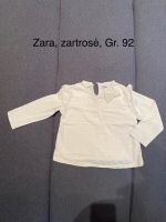 Langarmshirt Bluse von Zara in zartrosé, Gr. 92 Kiel - Kronshagen Vorschau