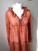 NEU - MANGO - Sommerkleid, Maxikleid - Chiffon, Koralle, Gold Köln - Nippes Vorschau
