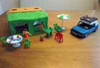 Playmobil Wohnwagen 3249 mit Auto und viel Zubehör aus den 80ern Bayern - Trogen Vorschau