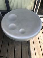 Couchtisch Fiberglas 80cm silber 3 Mulden-Ablagen Vintage Nostalg Bayern - Fürth Vorschau