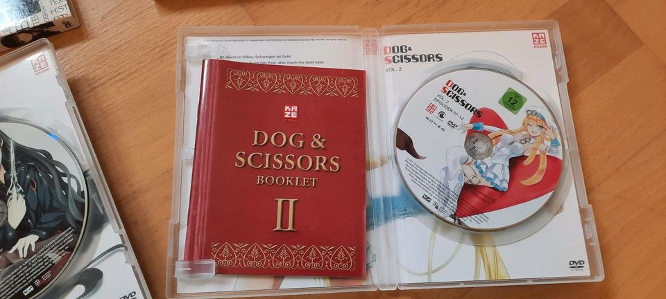 Dog & Scissors Manga Teile 1-4 u. Anime Serie DVD Kaze 1+2 Egmont in Roetgen