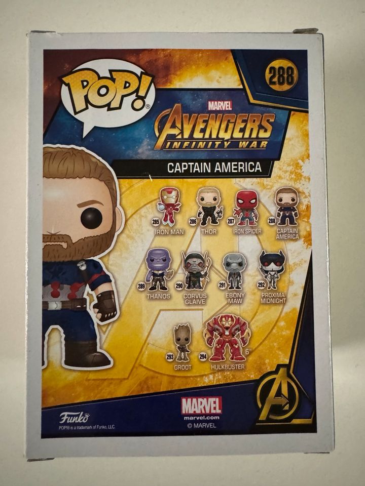 Funko Pop Captain America #288 in Heinsberg