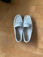 Loafer weiß Wildleder Wandsbek - Hamburg Farmsen-Berne Vorschau