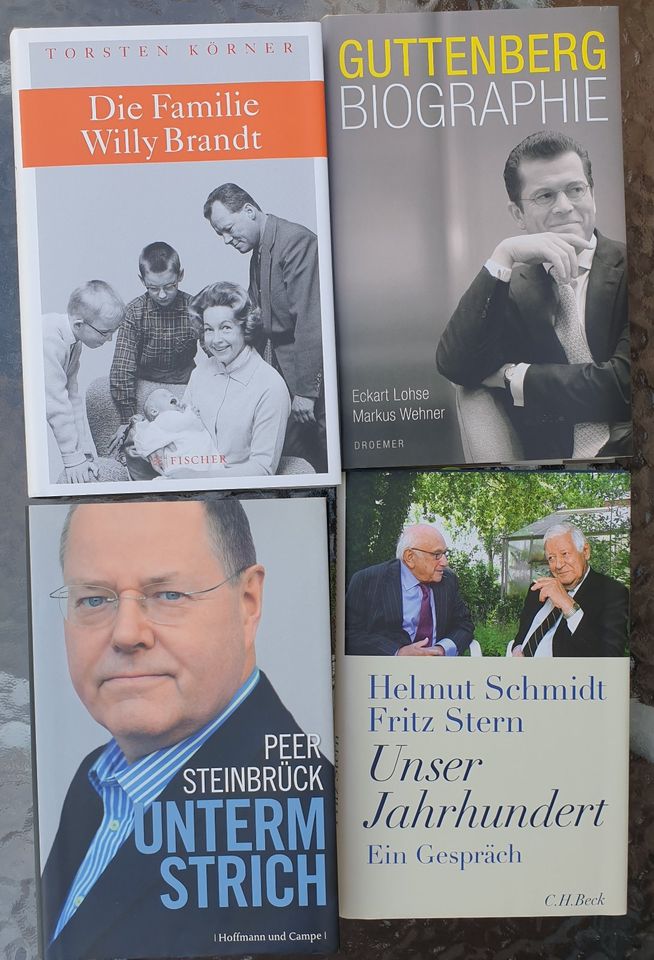 Bücher Konvolut - Politik/Geschichte - Kohl, Brandt, Schröder in Diez
