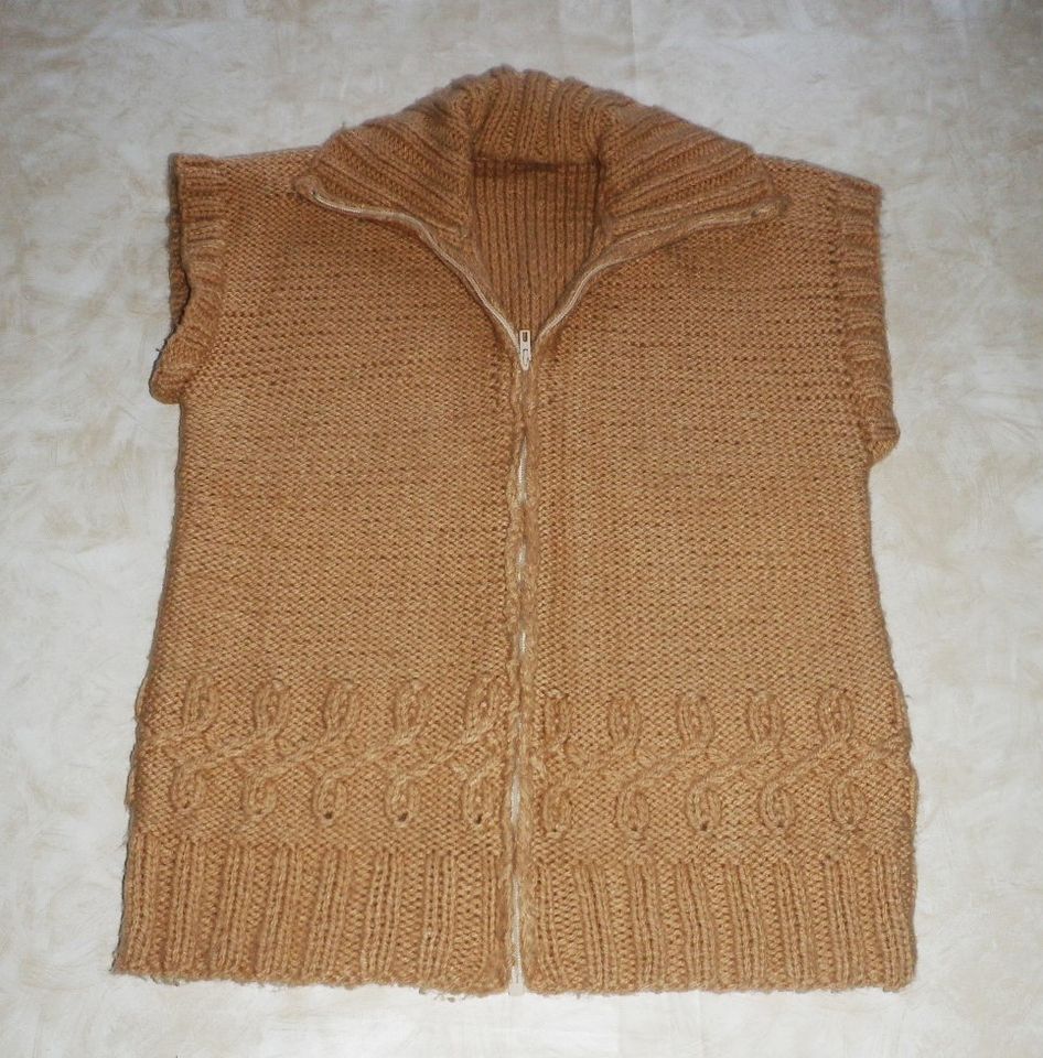 Strickweste braun Gr. 38/ M in Königs Wusterhausen