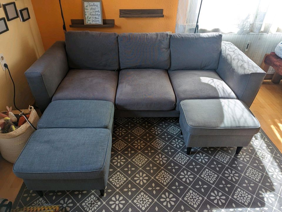 Gemütliches Sofa 3 Sitzer grau in Stuttgart