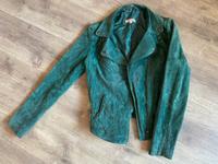 Dunkelgrüne Lederjacke Hessen - Schlitz Vorschau