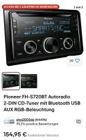 Pioneer fh s720bt Bluetooth autoradio Bayern - Senden Vorschau
