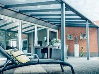 Aluminium Terrasse in anthrazit, schwarz, grau, weiß, mit Montage Niedersachsen - Ehrenburg Vorschau