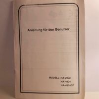 Bedienungsanleitung Overlock Victoria Nähmaschine HA-2002 -4004 Baden-Württemberg - Reutlingen Vorschau