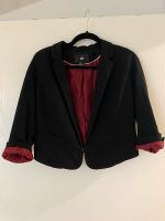 Schwarz-weinroter eleganter Blazer von H&M Größe 38 Nürnberg (Mittelfr) - Großreuth b Schweinau Vorschau