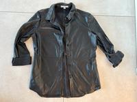 Bluse Lederoptik Damen schwarz Bayern - Sankt Wolfgang Vorschau