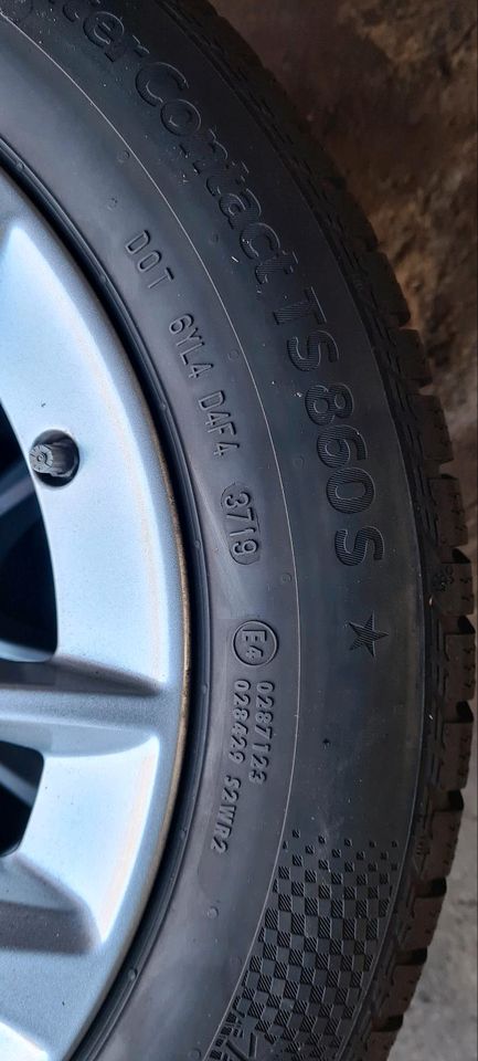 BMW Winterreifen Continental mit Felgen 16Zoll 195/60 R16 in Lemgo