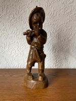Holzfigur Junge mit Flöte Saarland - Merchweiler Vorschau
