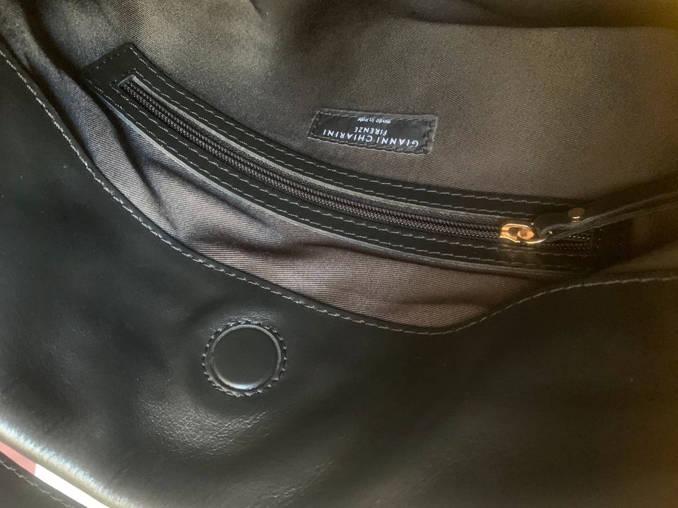 GIANNI CHIARINI Handtasche, Leder, schwarz in Frankfurt am Main
