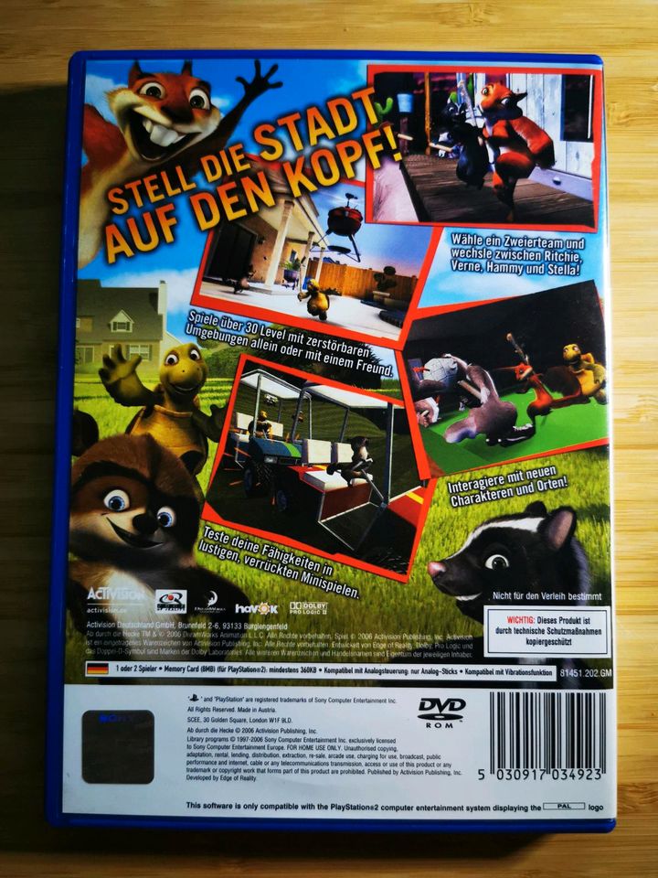 Playstation 2 PS2 Spiel + Speicher - Ab durch die Hecke in Hamburg