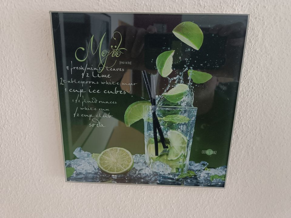 4 Glasbilder "Cocktail" in Thierhaupten