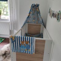 Babybett/Kinderbett mit Nestchen+Bettwäsche Sachsen - Döbeln Vorschau