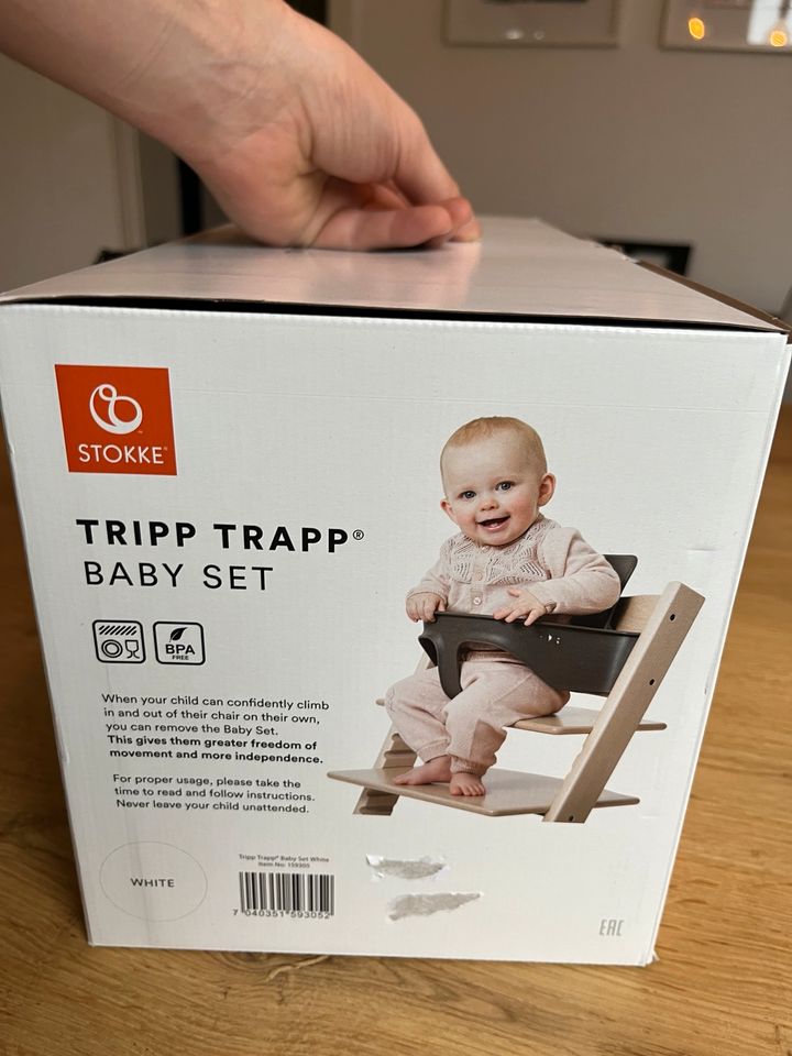 Stokke Tripp Trapp Babyset Weiß NEU in Rhede