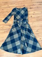 Esprit Collection Kleid Karo blau Gr M Stretch Tellerrock Nordrhein-Westfalen - Swisttal Vorschau