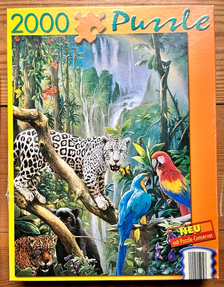 Puzzle 2x2000: Josephine Wall „Sprit of Flight“ & Jungle Friends in Berlin
