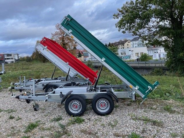 3-Seitenkipper Stema 3500 kg mit elektr.Pumpe, grüner Bordwände in Freiburg im Breisgau