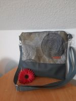 Handtasche handmade grau Bayern - Stegaurach Vorschau