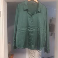 grüne Satinbluse von Vero Moda Gr. 46, wie neu Brandenburg - Schönwalde-Glien Vorschau