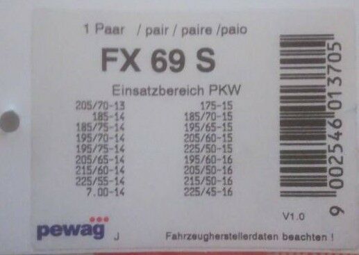 Schneeketten FX 69 S PKW in Krailling