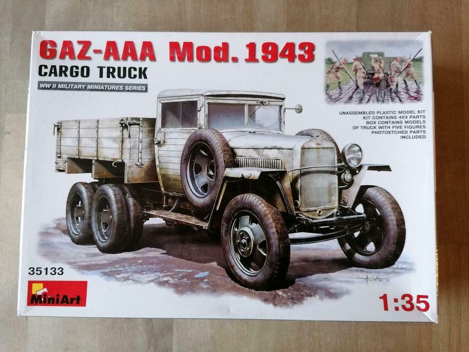 Modellbau, Modell, GAZ-AAA Modell 1943, Cargo Truck, neu! in Heimbach