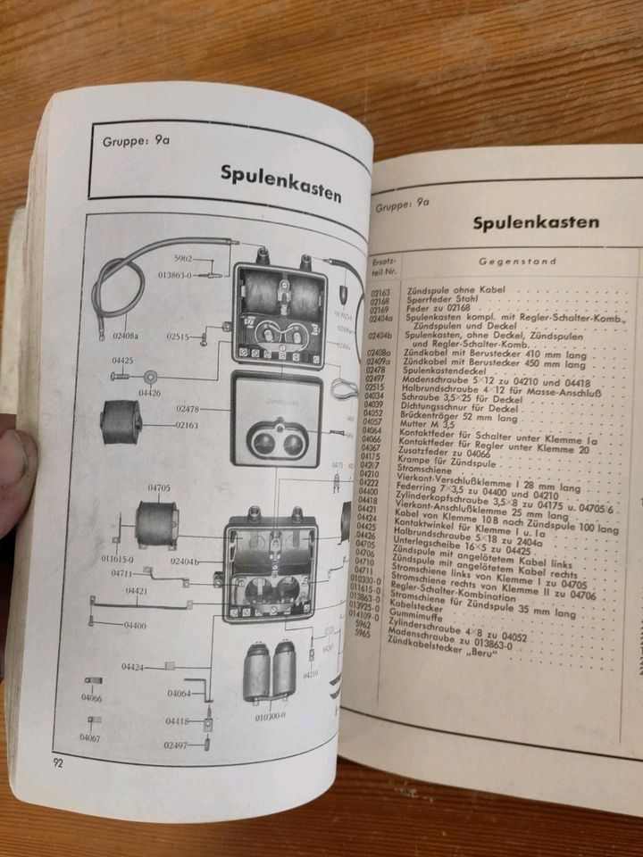 DKW Frontwagen f8 1939 Ersatzteilkatalog 62 in Weißenberg