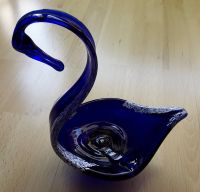 Schwan blaues Glas Deko Schale Schwanschale Kr. Altötting - Altötting Vorschau