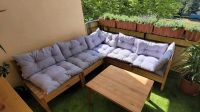 vidaXL Gartenlounge-Set 5-tlg. Garten-Lounge-Set mit Grauen Kisse Baden-Württemberg - Karlsruhe Vorschau