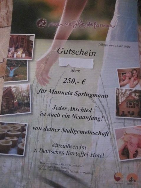 40% Rabatt Gutschein Urlaub Wendland Hotel Wellness in Tappendorf