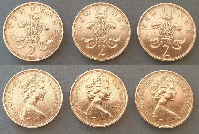 18 Münzen - Queen Elisabeth II - Großbritannien in Braunschweig